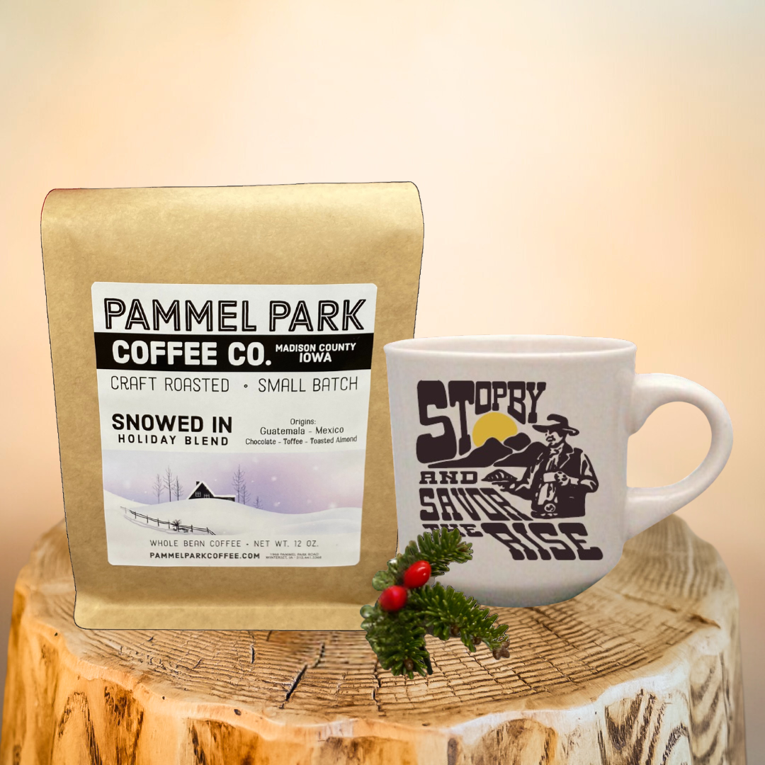 Snowed In Coffee + Savor the Rise Cowboy Mug