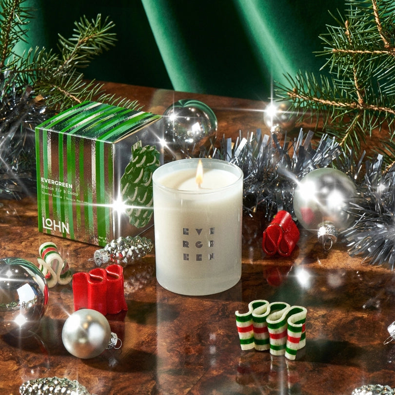 LOHN Holiday Candle - Evergreen Balsam Fir & Cedar