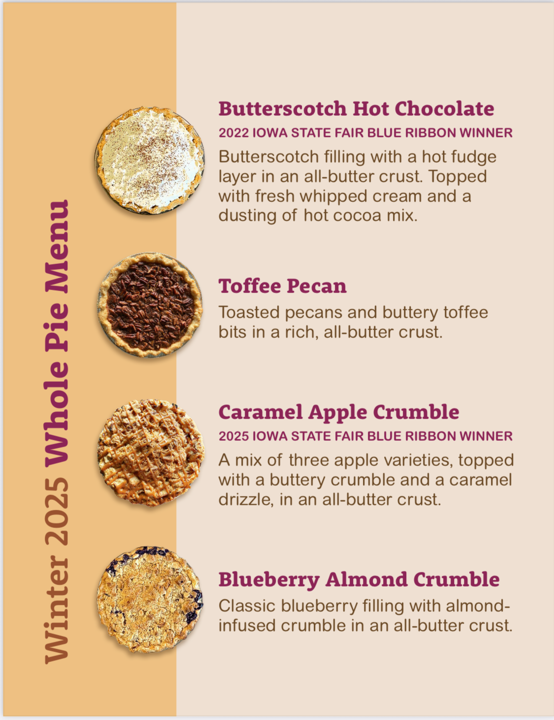 Blue Ribbon Pie Pre-Orders